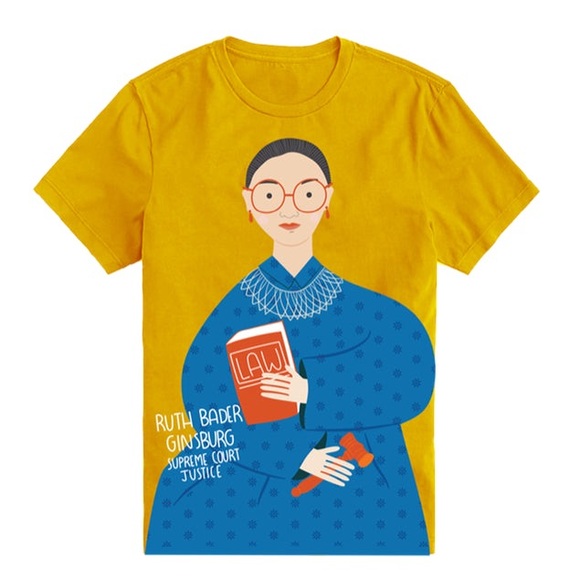 Piccolina Tops - BNWT 🌼 Trailblazer x Piccolina Ruth Bader Ginsburg Crewneck Tee